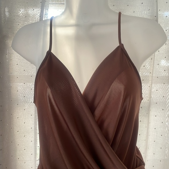 Golden brown thong bodysuit - Picture 2 of 3